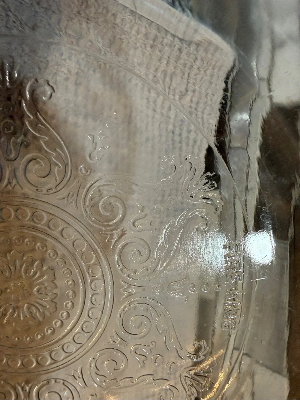 FireKing Blue Glass Covered Casserole